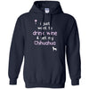 Chihuahua T Shirts Hoodie  Drink Wine - Pet My Chihuahua