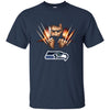 Wolverine Seattle Seahawks T-Shirts Hoodie Ugly Christmas Sweater