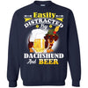 Dachshund T Shirts Hoodie  Funny Dachshund And Beer