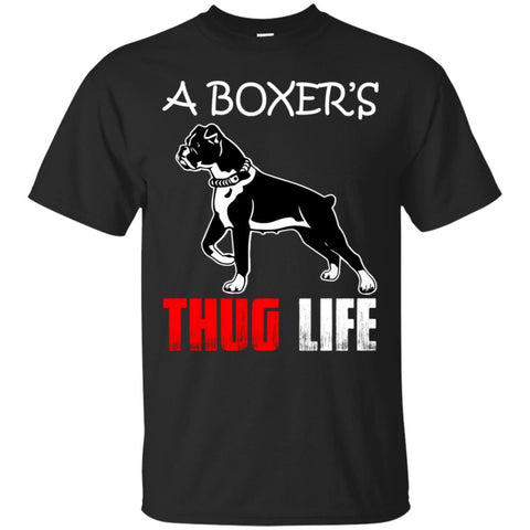 Boxer T Shirts Hoodie  A Boxer Is Thug life