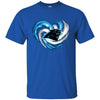 CAROLINA PANTHERS T Shirt Hoodie Color Water Heart
