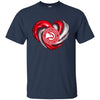 ATLANTA HAWKS T Shirt Hoodie Color Water Heart