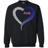 Atlanta Braves T Shirts Hoodie Love Heart