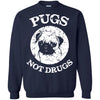 Pug T Shirts Hoodie  Pugs Not Drugs