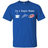 Carolina Hurricanes T Shirt Hoodie I Am A Simple Woman Love Coffe Pizza Carolina Hurricanes