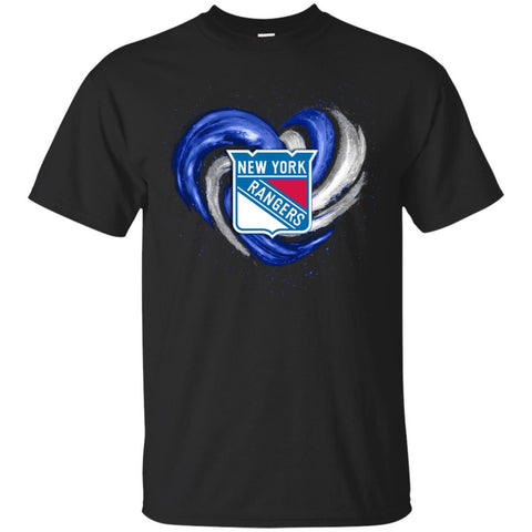 New York Rangers T Shirt Hoodie Color Water Heart