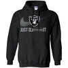 Nike Oakland Raiders T Shirts Hoodie Just Do It