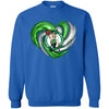 BOSTON CELTICS T Shirt Hoodie Color Water Heart