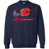 Nike Calgary Flames T Shirts Hoodie Just Do It