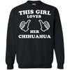 Chihuahua T Shirts Hoodie  This Girl Loves Her Chihuahua