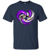 Baltimore Ravens T Shirt Hoodie Color Water Heart