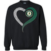 Oakland Athletics T Shirts Hoodie Love Heart