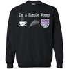 SACRAMENTO KINGS T Shirt Hoodie I Am A Simple Woman Love Coffe Pizza SACRAMENTO KINGS