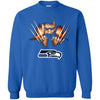 Wolverine Seattle Seahawks T-Shirts Hoodie Ugly Christmas Sweater