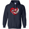 Arizona Cardinals T Shirt Hoodie Color Water Heart