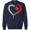 Boston Red Sox T Shirts Hoodie Love Heart