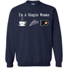 Philadelphia Flyers T Shirt Hoodie I Am A Simple Woman Love Coffe Pizza Philadelphia Flyers