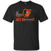 Nike Baltimore Orioles T Shirt Hoodie Just Do It
