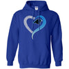 CAROLINA PANTHERS T-Shirts Hoodie Ugly Christmas Sweater Heart