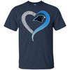 CAROLINA PANTHERS T-Shirts Hoodie Ugly Christmas Sweater Heart
