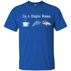Denver Broncos T Shirt Hoodie I Am A Simple Woman Love Coffe Pizza Denver Broncos