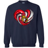 Ottawa Senators T Shirt Hoodie Color Water Heart
