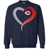 Cincinnati Reds T Shirts Hoodie Love Heart