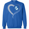 San Diego Toreros T Shirt Hoodie Ugly Christmas Sweater Love Heart