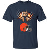 Wolverine CLEVELAND BROWNS T-Shirts Hoodie Ugly Christmas Sweater