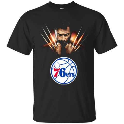 Wolverine PHILADELPHIA 76ERS T-Shirts Hoodie Ugly Christmas Sweater