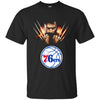 Wolverine PHILADELPHIA 76ERS T-Shirts Hoodie Ugly Christmas Sweater