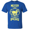 Pug T Shirts Hoodie  The Power Of A Woman With A Pug