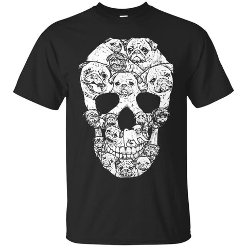 Pug T Shirts Hoodie  Skull Pug
