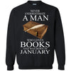 Books T Shirts Hoodie  Never Underestimate A Man JANUARY