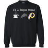 Washington Redskins T Shirt Hoodie I Am A Simple Woman Love Coffe Pizza Washington Redskins