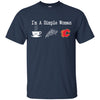 Calgary Flames T Shirt Hoodie I Am A Simple Woman Love Coffe Pizza Calgary Flames