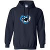 CAROLINA PANTHERS T Shirt Hoodie Color Water Heart