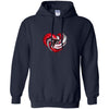 Atlanta Falcons T Shirt Hoodie Color Water Heart