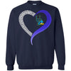Delaware Fightin' Blue Hens T Shirt Hoodie Ugly Christmas Sweater Love Heart