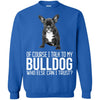 Bulldog T Shirts Hoodie  Of Course I Talk To