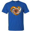 Chicago Bears T Shirt Hoodie Color Water Heart