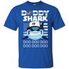 Daddy Shark Columbus Blue Jackets T Shirt Hoodie Ugly Christmas Sweater Daddy Shark Doo Doo Doo