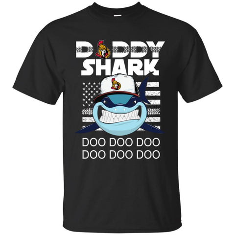 Daddy Shark Ottawa Senators T Shirt Hoodie Ugly Christmas Sweater Daddy Shark Doo Doo Doo