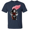Detroit Red Wings Wonder Woman Women Rights Women March T Shirts Hoodie