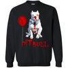 Pitbull T Shirts Hoodie  Pitbull Wearing IT Clown