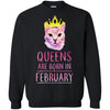 QUEENS CAT FEBRUARY T-Shirts Hoodie Ugly Christmas Sweater