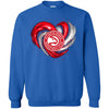 ATLANTA HAWKS T Shirt Hoodie Color Water Heart