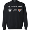 NEW YORK KNICKS T Shirt Hoodie I Am A Simple Woman Love Coffe Pizza NEW YORK KNICKS