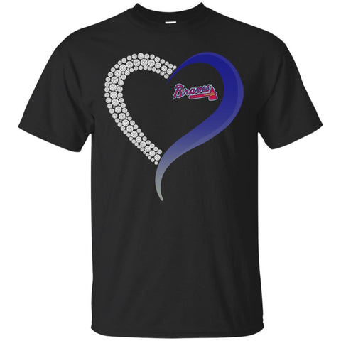 Atlanta Braves T Shirts Hoodie Love Heart