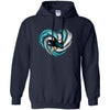 San Jose Sharks T Shirt Hoodie Color Water Heart